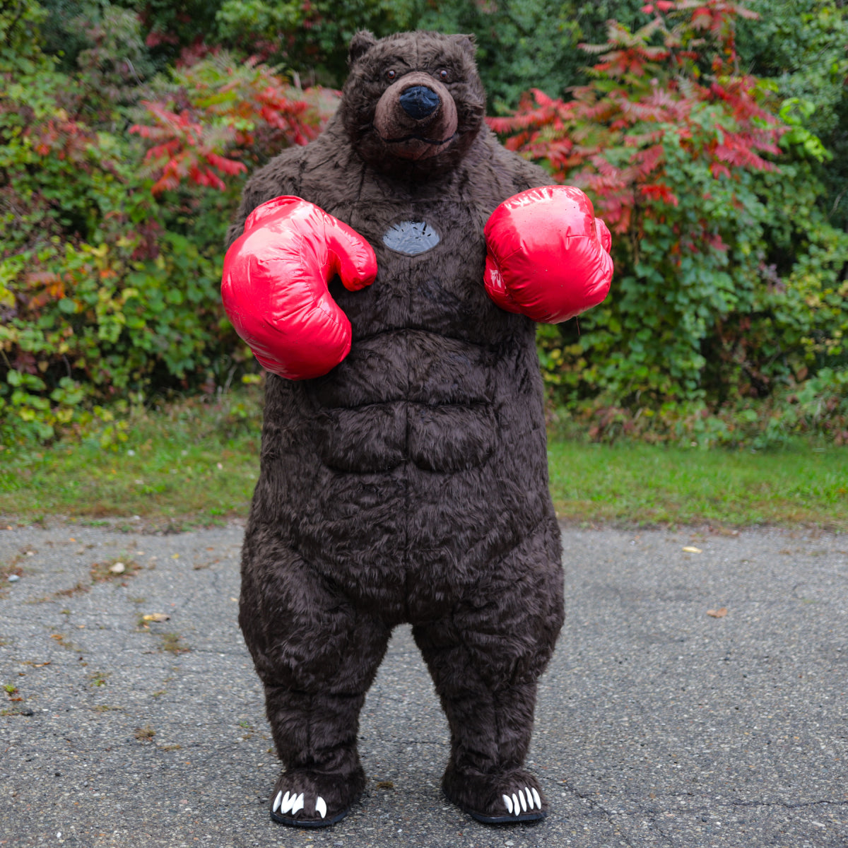 Giant Inflatable Boxing Bear Costume - Premium Chub Suit®