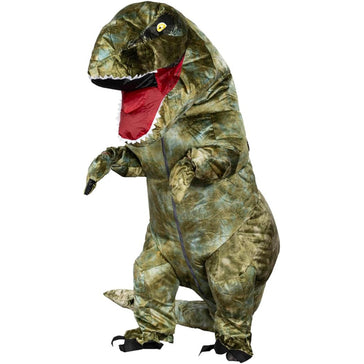 Dino the Dinosaur Chub Suit Inflatable T-Rex Halloween Costume Cosplay